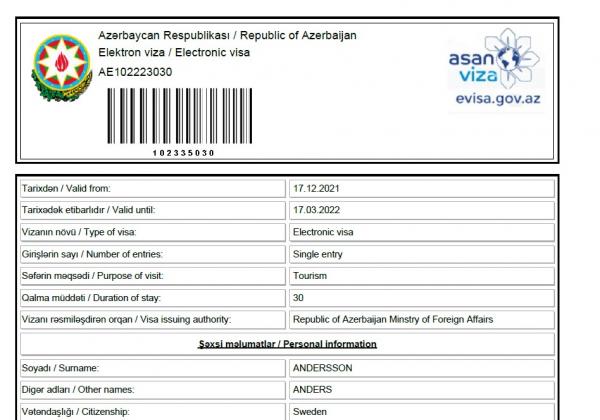 Azerbaijan visum