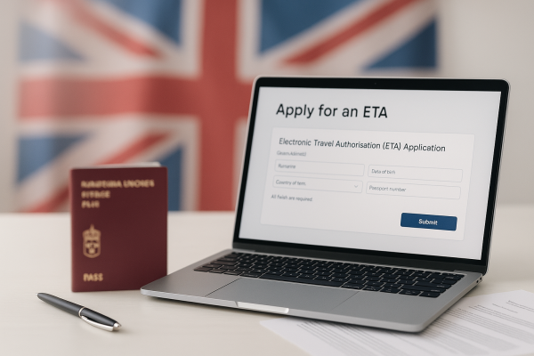 england eta