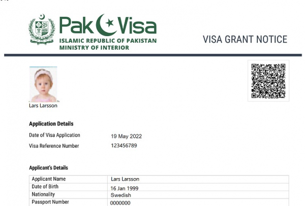 visum pakistan